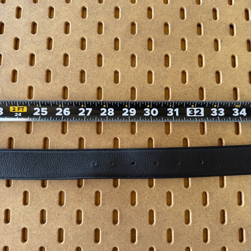 Salvatore Ferragamo Gancini Black and Brown Leather Belt - Picture 5 of 6